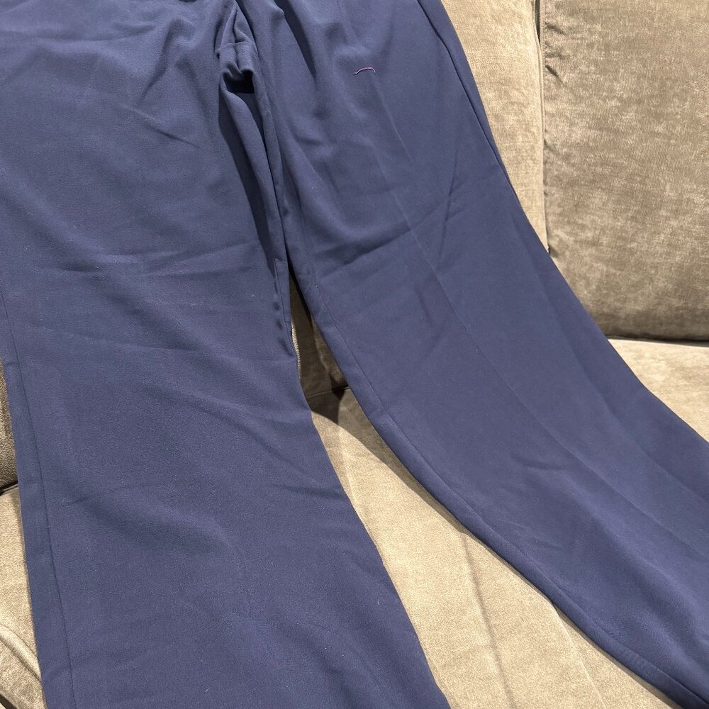 7th avenue wide leg pants -navy